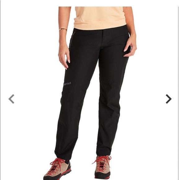 Marmot Black Gray Outdoor Hiking Zip Ankle Pants Women’s plus size 3X Gorpcore - Picture 1 of 16